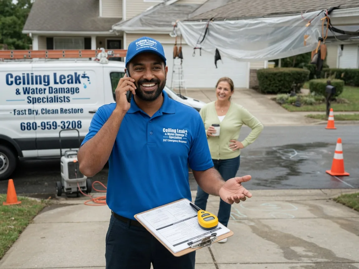 Ceiling Leak Cleanup Stapleton, NE FAQs